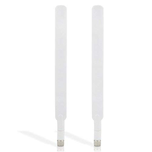 Aigital SMA Antena 10dBI de Alto Rendimiento 4G LTE Antena Amplificador de señal WiFi Adaptador de módem Receptor de Alto Rango para Puntos de Acceso Huawei B593/B880/ B890 /E5186 /E5175 (2 Pack)