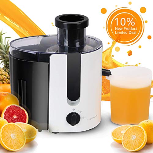 Aigostar Grape 30JDA – Licuadora para frutas y verduras, 400 W, motor de dos velocidades, jarra de 500 ml, cuchillas y filtro de acero inoxidable de tipo 304. Libre de BPA. Diseño exclusivo.