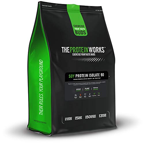 Aislado de Proteína de Soja en Polvo | 100% A Base de Plantas | Bajo en Grasa | Sin Azúcar Añadido | Sin Gluten | THE PROTEIN WORKS | Macchiato Caramelo | 2kg