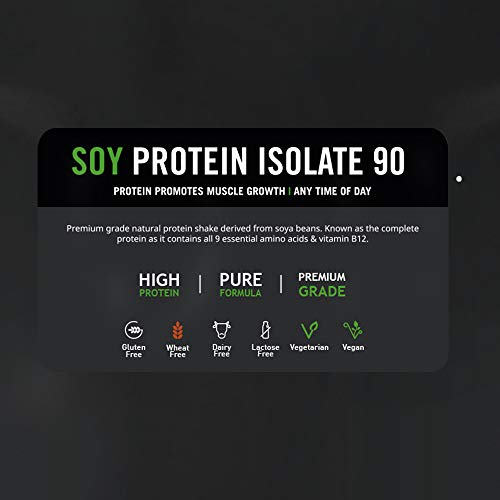 Aislado de Proteína de Soja en Polvo | 100% A Base de Plantas | Bajo en Grasa | Sin Azúcar Añadido | Sin Gluten | THE PROTEIN WORKS | Sin Sabor | 2kg