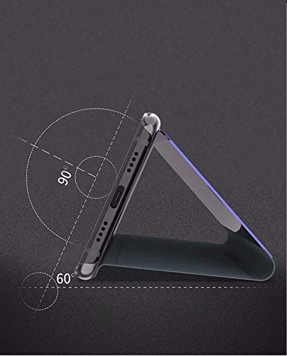 Aisoar - Funda Protectora para Xiaomi Mi A2 / Mi 6X, con Efecto Espejo, de policarbonato, Delgada, antiarañazos, antigolpes