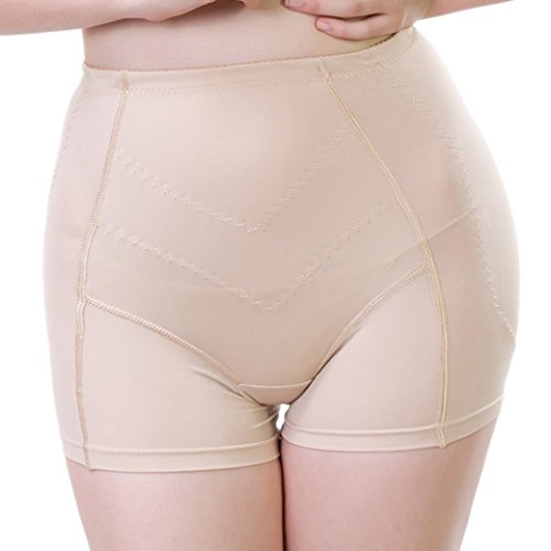 Aivtalk Mujer Bragas Braguitas Moldeadoras Relleno Embellecer Cadera Lateral Calzones Lucir Palmito Hip Up Shaper - Carne Talla M