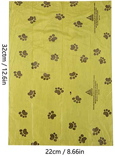 AIXMEET Bolsas Caca Perro, 600 Bolsas de Compost para Perros con 1dispensador(32X22cm)