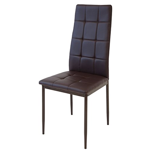 Albatros Silla Rimini, Set de 6 sillas, Marrón, certificada por la SGS, Silla de Comedor