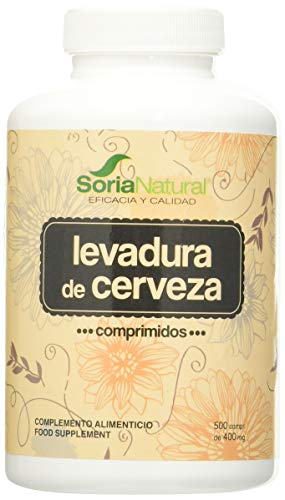 Alecosor Complemento Alimenticio,Levadura de cerveza - 500 comprimidos de 400mg - 200 gr