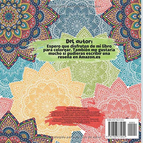 Alegre & Vacaciones brillantes - Libro de colorear para niños - Mandalas felices (Buena navidad para colorear)