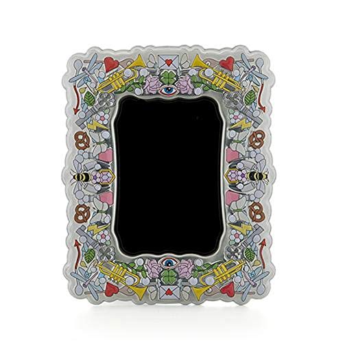 Alessi Rockcoco Frame SJ02 - Portarretratos de diseño en hojalata con decoro