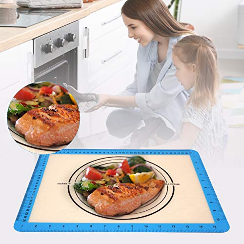 Alfombrilla de horno de silicona para repostería sin BPA, accesorio de cocina que sustituye al papel sulfuroizado