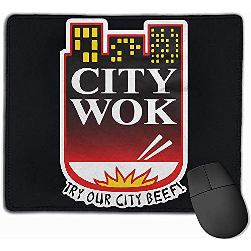 Alfombrilla de ratón con diseños City Wok Mousepad Gaming Mouse Pad