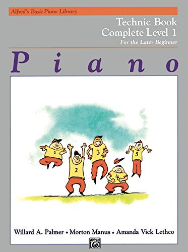 Alfred's Basic Piano Library Piano Course, Technic Book Complete Level 1 (English Edition)