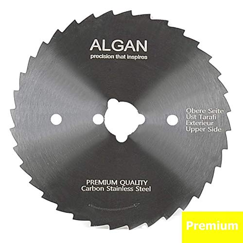 ALGAN Döner Kebab KS-P80 Premium - Juego de 5 cuchillos circulares