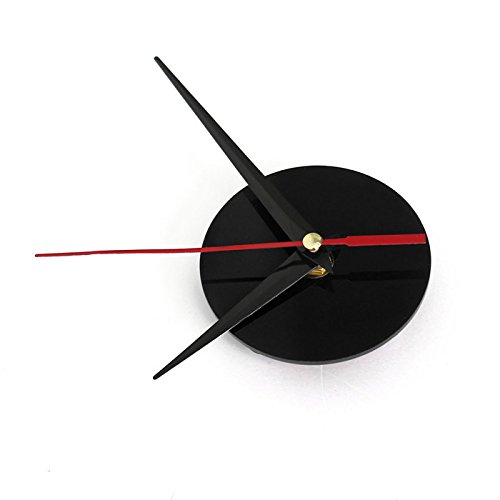 Aliciashouse Reloj de Pared Grande DIY Wall Sticker Reloj café té Taza número Reloj Home Decor de Cafe-Negro