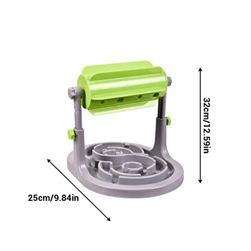 Alimentador para mascotas Dispensador automático de alimentos Sarplle Roller de alimentos Interactivo para perros Comida para gatos Rompecabezas Juguetes para gatos y perros Alimentos secos, golosinas