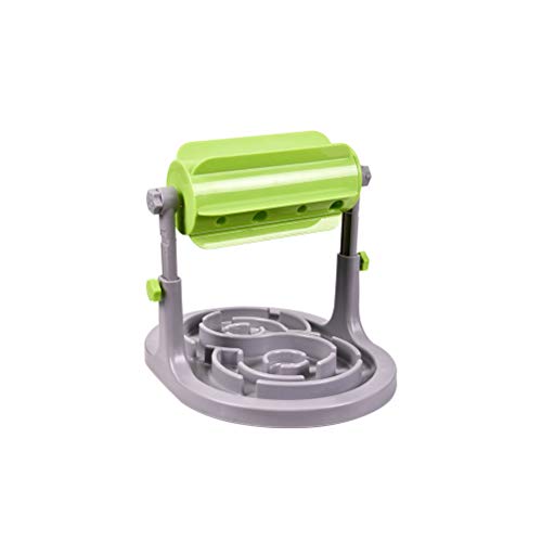 Alimentador para mascotas Dispensador automático de alimentos Sarplle Roller de alimentos Interactivo para perros Comida para gatos Rompecabezas Juguetes para gatos y perros Alimentos secos, golosinas