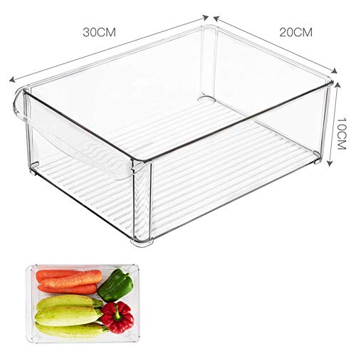 Almacenamiento De Alimentos Contenedores,Cocina Refrigerador Gabinete Despensa Almacenamiento Organizador Caso Caja Bin Para Frutas Verduras Carne Pescado Yogur Bocadillos Pasta Yogur, Mantener Fresco