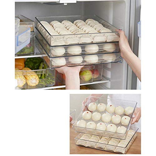 Almacenamiento De Alimentos Contenedores,Cocina Refrigerador Gabinete Despensa Almacenamiento Organizador Caso Caja Bin Para Frutas Verduras Carne Pescado Yogur Bocadillos Pasta Yogur, Mantener Fresco