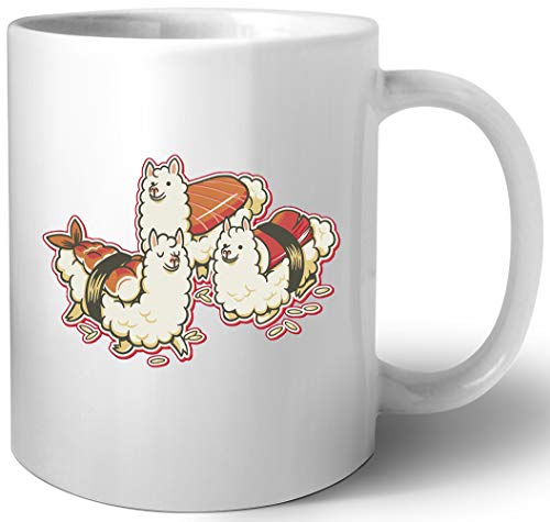 Alpaca Sushi Niguiri Cerámica Taza Mug