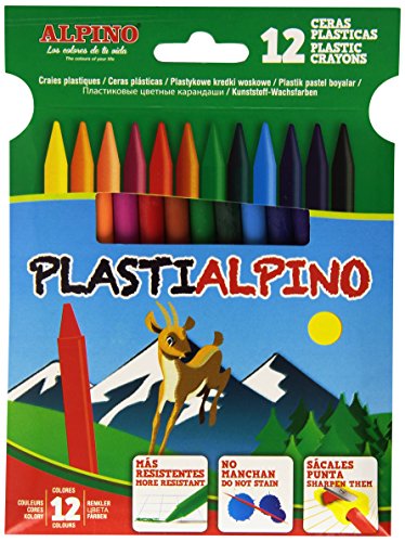 Alpino PA000012 - Estuche con 12 ceras