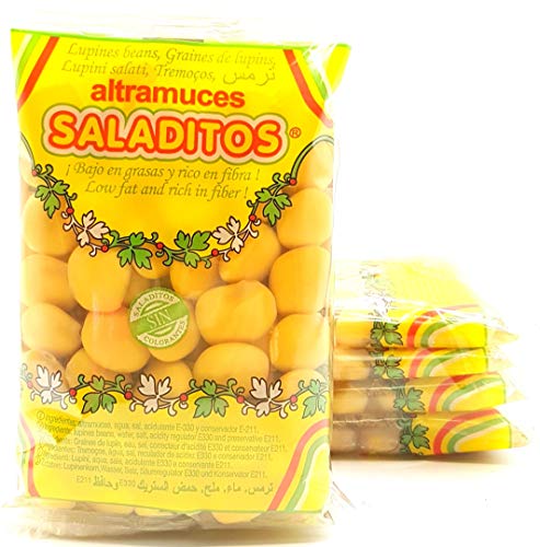 Altramuces Saladitos 5 packs de 4 bolsitas de 100 g