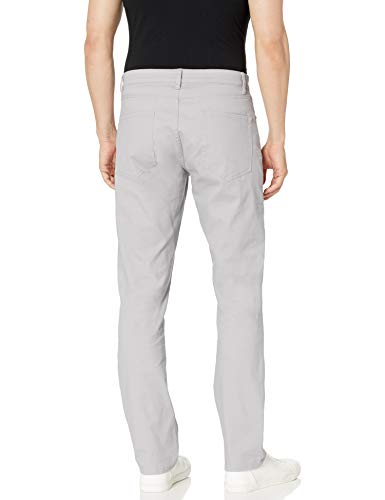 Amazon Essentials Athletic-Fit 5-Pocket Stretch Twill Pant Pants, Gris Claro, 35W x 30L