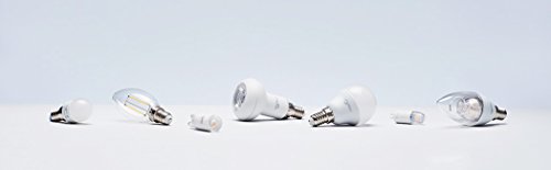 AmazonBasics Bombilla LED E14, P45, 5.5W (equivalente a 40W), Blanco Cálido- 2 unidades