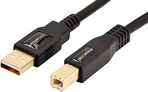 AmazonBasics - Cable USB 2.0 de tipo A a tipo B (1,8 m)