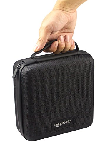 AmazonBasics - Funda de transporte para Super NES Classic y accesorios, 21,6 x 8,9 x 21,6 cm, negro