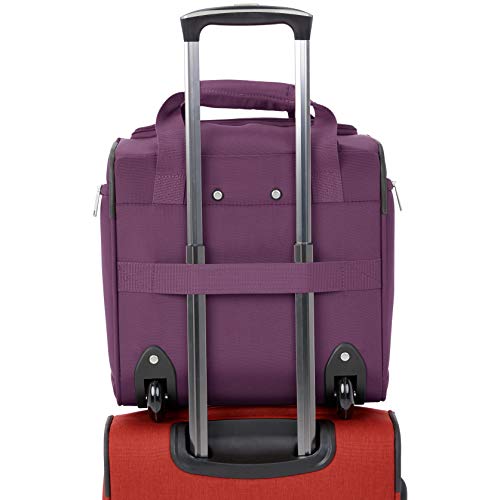 AmazonBasics – Maleta que cabe bajo el asiento de un avión, Morado