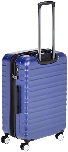 AmazonBasics - Maleta rígida «Hardside» de alta calidad, con ruedas giratorias y cerradura TSA incorporada - Juego de 3 unidades (55 cm, 68 cm, 78 cm), Azul