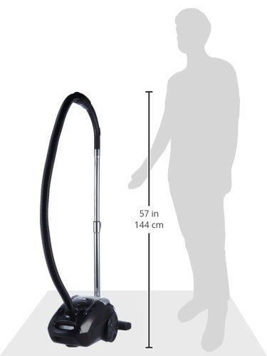AmazonBasics – Potente aspirador con bolsa, para suelos duros y alfombras, filtro HEPA, control de velocidad, 700 W, 3,0 l (UE)