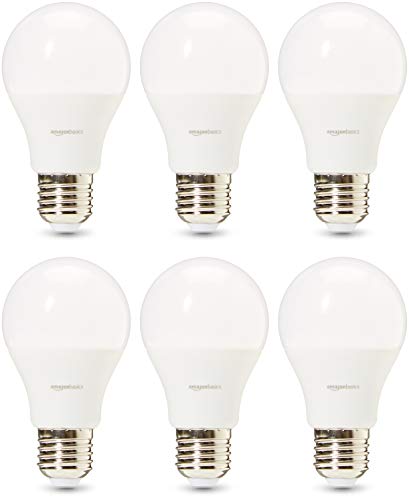 AmazonBasics Professional - Bombilla de tipo Edison LED, casquillo E27, equivalente a 40 W, blanco cálido - juego de 6