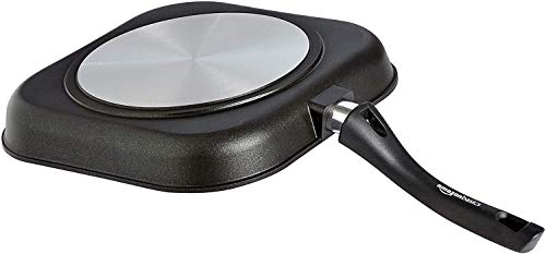 AmazonBasics Sartén parrilla de inducción, antiadherente, 28 cm