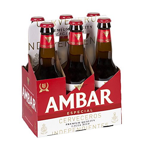 Ambar Especial Celiacos Cerveza - Paquete de 6 x 330 ml - Total: 1980 ml