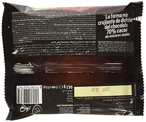 Ambrosías ZERO con relleno recubiertas de chocolate sin azúcares añadidos con edulcorantes - 16 Unidades x 64.5 gr