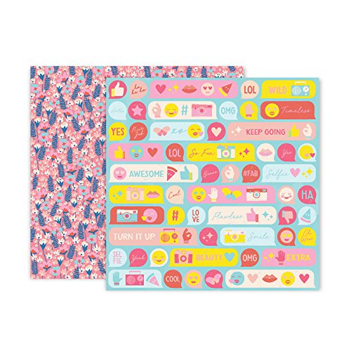 American Crafts Paige Evans para Pink Paislee Pick Me Up Paper 8