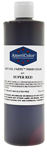 AmeriColor Alimentos Color Super Rojo 13,5 Oz