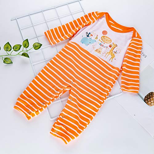 AMhomely pronnotion venta recién nacido niño niño niñas manga larga impresión patchwork mono trajes