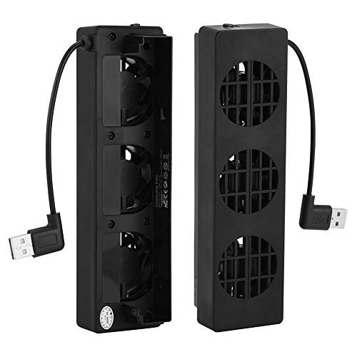 AMONIDA Ventilador de refrigeración USB Base Soporte Dock Cooler Holder Soporte para Nintendo Switch NS Console, 3 Ventiladores de refrigeración