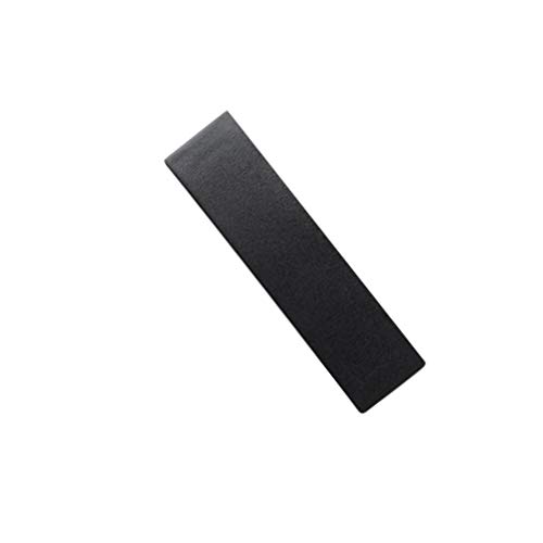 Amosfun Platos Rectangulares de Porcelana Bandejas de Sushi Bandejas de Plato de Cerámica Bandeja de Plato de Plato (Negro)