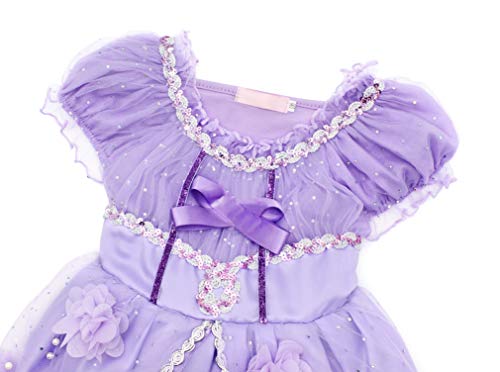 AmzBarley Niña Princesa Vestido Fiesta Disfraces Niños Cumpleaño Carnaval Cosplay Halloween Vestirse Navidad Regalos