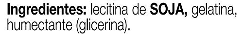 Ana Maria Lajusticia - Lecitina de soja – 90 perlas. Reduce el colesterol en sangre y mejora la memoria. Apto para veganos. Envase para 15 días de tratamiento.