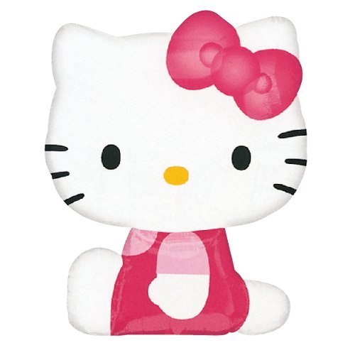 Anagrama 2175363 - Fiestas y Decoración - Foil globo Supershape - Hello Kitty, alrededor de 56 x 69 cm