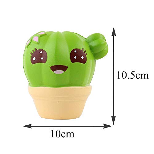 Anboor 4.1 "Squishies Cactus Perfumado Jumbo Crecimiento Lento Kawaii Squishies Stress Relief Juguete para Regalo de colección Entrega aleatoria