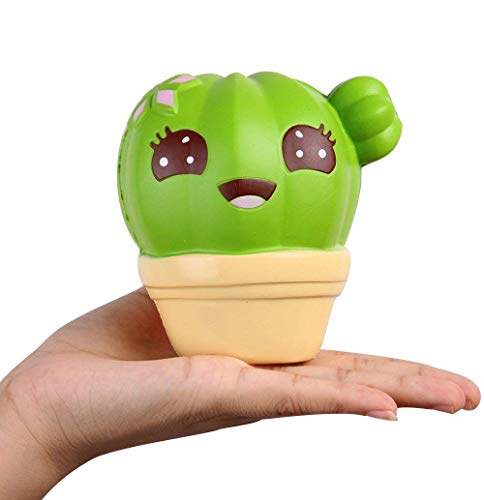 Anboor 4.1 "Squishies Cactus Perfumado Jumbo Crecimiento Lento Kawaii Squishies Stress Relief Juguete para Regalo de colección Entrega aleatoria