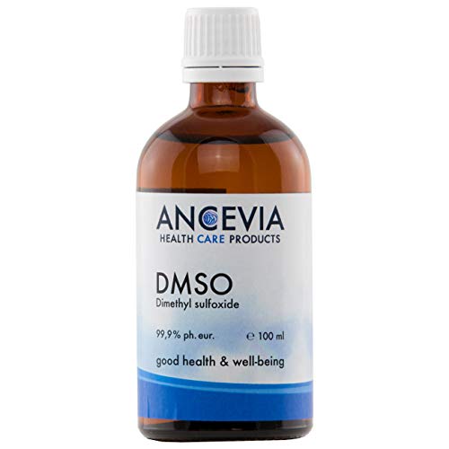 ANCEVIA® - DMSO 100 ml - 99.9% Pureza Ph. Eur. - Dimetilsulfóxido – pureza farmacéutica - en botella de vidrio ámbar