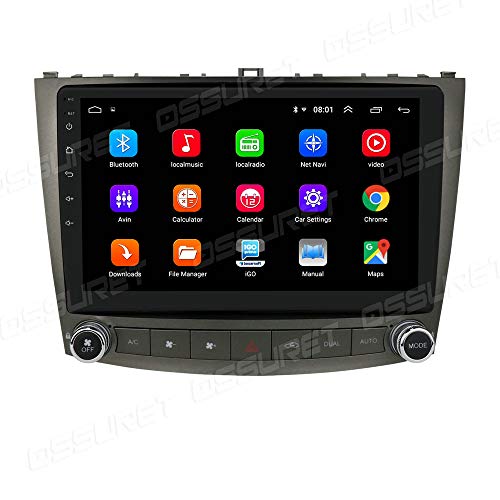 Android 10 GPS Radio estéreo Bluetooth WiFi Pantalla táctil de 10.1 Pulgadas Bluetooth para Lexus IS250 200300350 Año 2006-2012