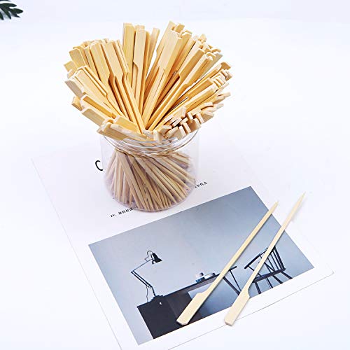 Aneco - 100 pinchos de bambú para barbacoa (25 cm)
