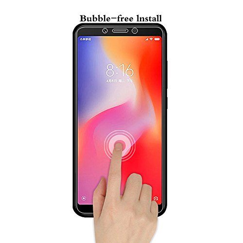 ANEWSIR [2 Pack Protector de Pantalla para Xiaomi Redmi 6 / Xiaomi Redmi 6A, Cristal Templado, Vidrio Templado película Protectora [Ultra-Transparente] [Resistente a Arañazos].