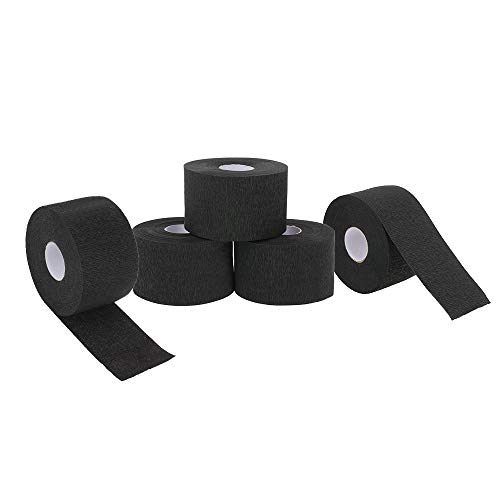 Anself 5 rollos desechables para protección del cuello tiras de papel volantes para el cuellorollo de papel profesional para corte de cabello (5 pcs)