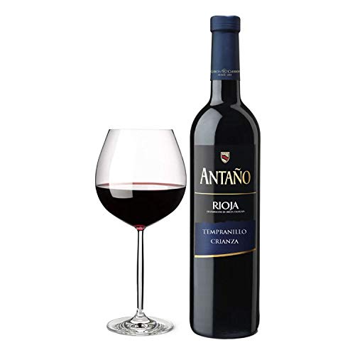 Antaño Vino Tinto D.O Rioja - Pack de 6 Botellas x 750 ml